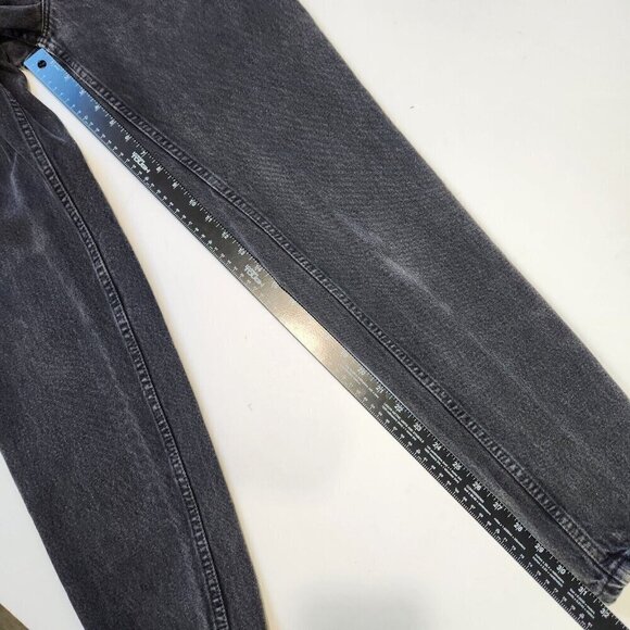 Levi's 550 Vintage 90s Relaxed Fit Jean Womens 9 Black High Rise Tapered 27x32 - Picture 9 of 13
